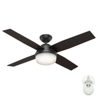 Dempsey Smart Fan Outdoor with LED Light