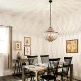 Brisbane 1 Tier Chandelier lifestyle 1
