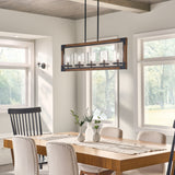 Marimount Linear Chandelier lifestyle 1