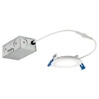 Direct To Ceiling Slim Recessed Downlight White