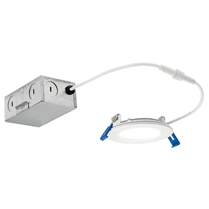 Direct To Ceiling Slim Recessed Downlight White