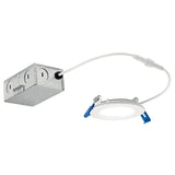 Direct To Ceiling Slim Recessed Downlight White