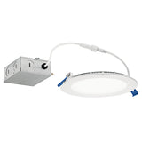 Direct To Ceiling Slim Recessed Downlight White