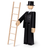 Kay Bojesen Chimney Sweeper, Black, H: 8.1" By Kay Bojesen