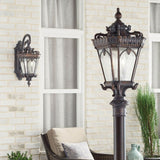Tournai Outdoor Post Light lifestyle 1