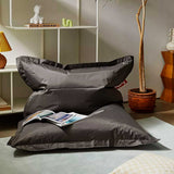 Original Slim Bean Bag - Dark Grey, in a living room