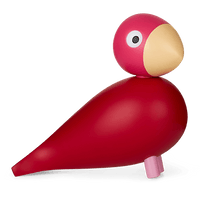 Kay Bojesen Year Bird Flora, Pink, H: 4.9" By Kay Bojesen