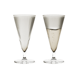 Rosendahl Grand Cru Nouveau Champagne Glass, Smoke, 6.8 Oz, 2 Pcs. By Rosendahl