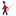 Kay Bojesen Guardsman With Gun, Red/Blue/White, H: 8.9" By Kay Bojesen