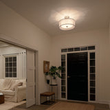 Lacey Ceiling Drum Semi Flush Light lifestyle 6