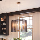 Linara Oval Round Chandelier lifestyle 1