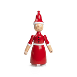 Kay Bojesen Santa Clara / Mrs Santa, Red/White, H: 7.7" By Kay Bojesen