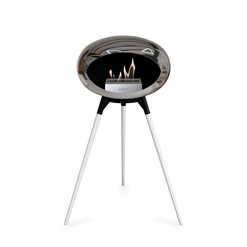 Le Feu Ground High Dome - Chromed Silver