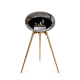 Le Feu Ground High Dome <br>Chromed Silver