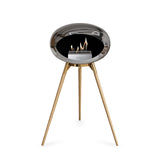 Le Feu Ground High Dome <br>Chromed Silver