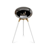 Le Feu Ground High Dome <br>Chromed Silver