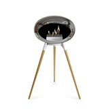 Le Feu Ground High Dome <br>Chromed Silver