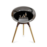 Le Feu Ground Low Dome <br>Chromed Silver