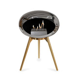 Le Feu Ground Low Dome <br>Chromed Silver