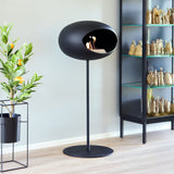 Le Feu Steel High Dome <br>Black