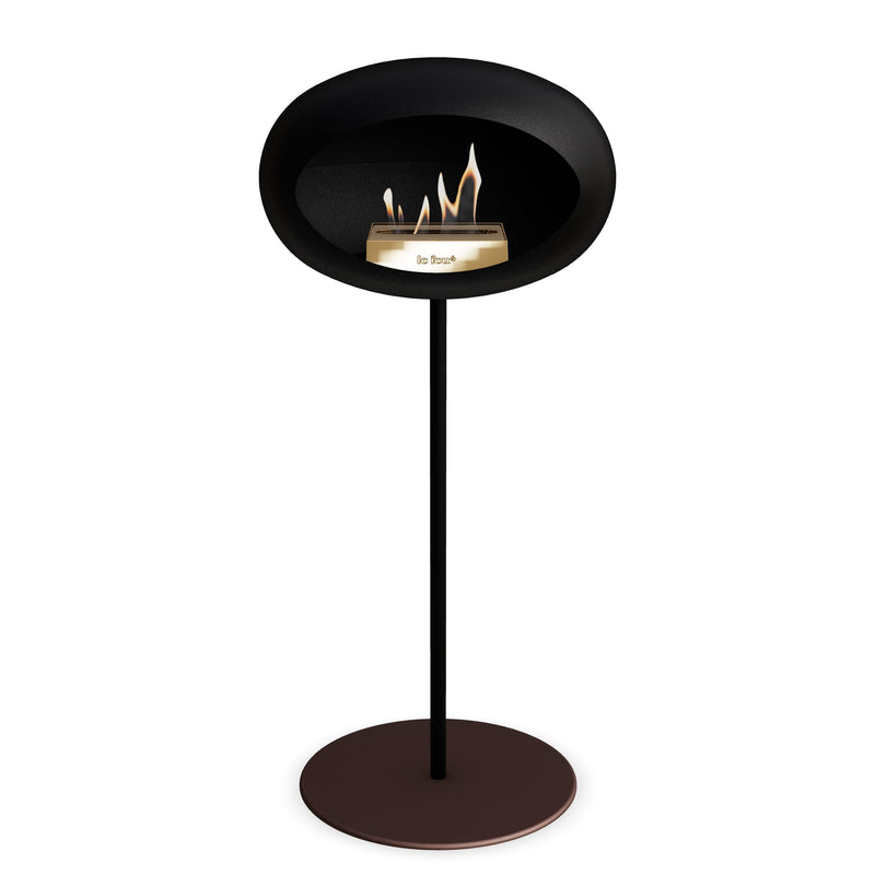 Le Feu Steel High Dome <br>Black