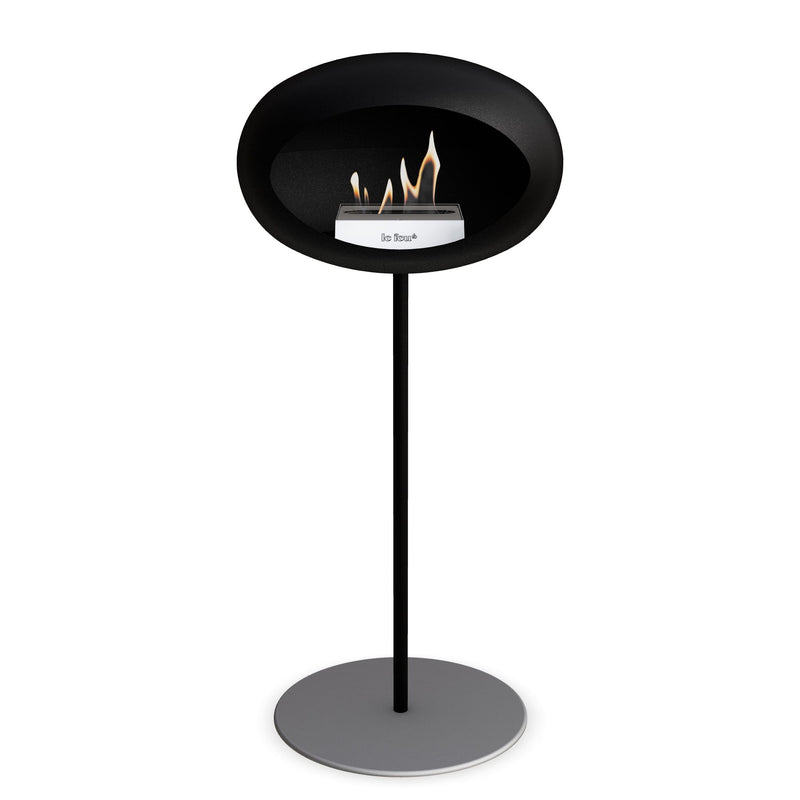Le Feu Steel High Dome <br>Black