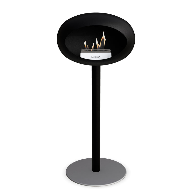 Le Feu Steel High Dome <br>Black