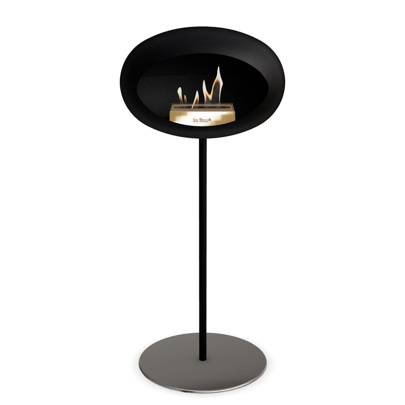 Le Feu Steel High Dome <br>Black