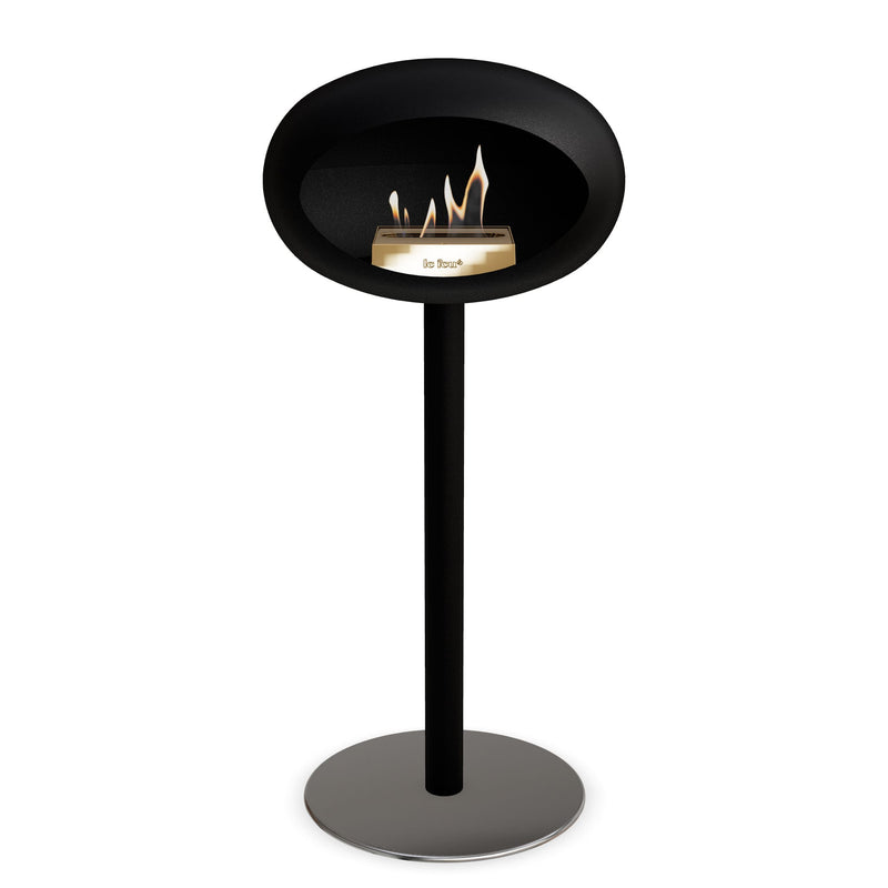 Le Feu Steel High Dome <br>Black