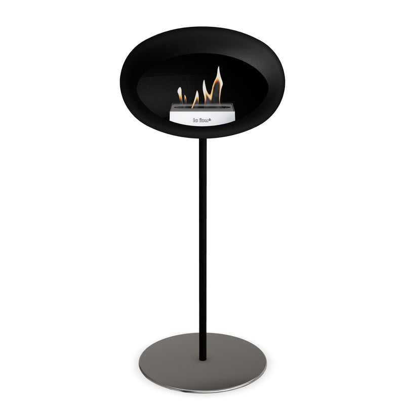Le Feu Steel High Dome <br>Black