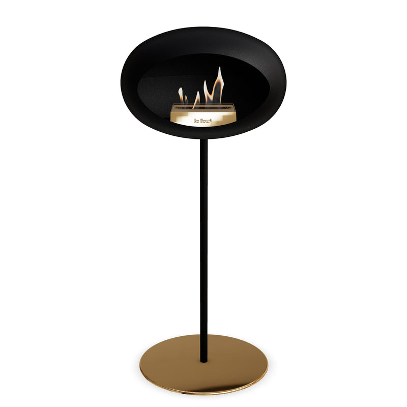 Le Feu Steel High Dome <br>Black