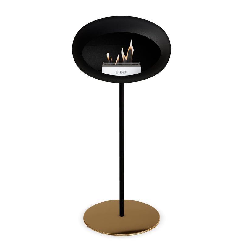 Le Feu Steel High Dome <br>Black