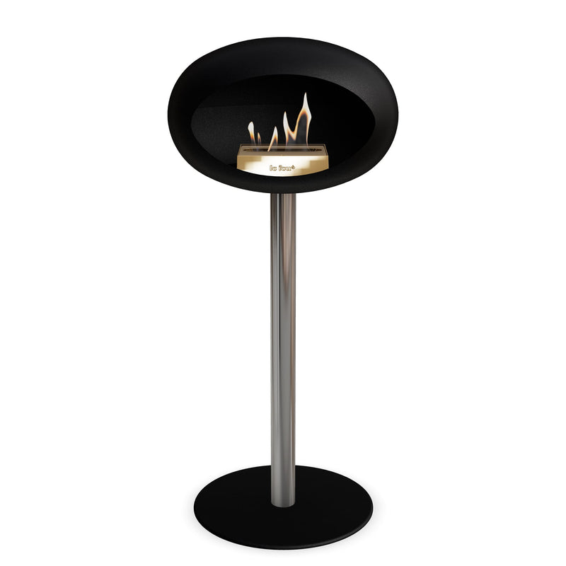 Le Feu Steel High Dome <br>Black