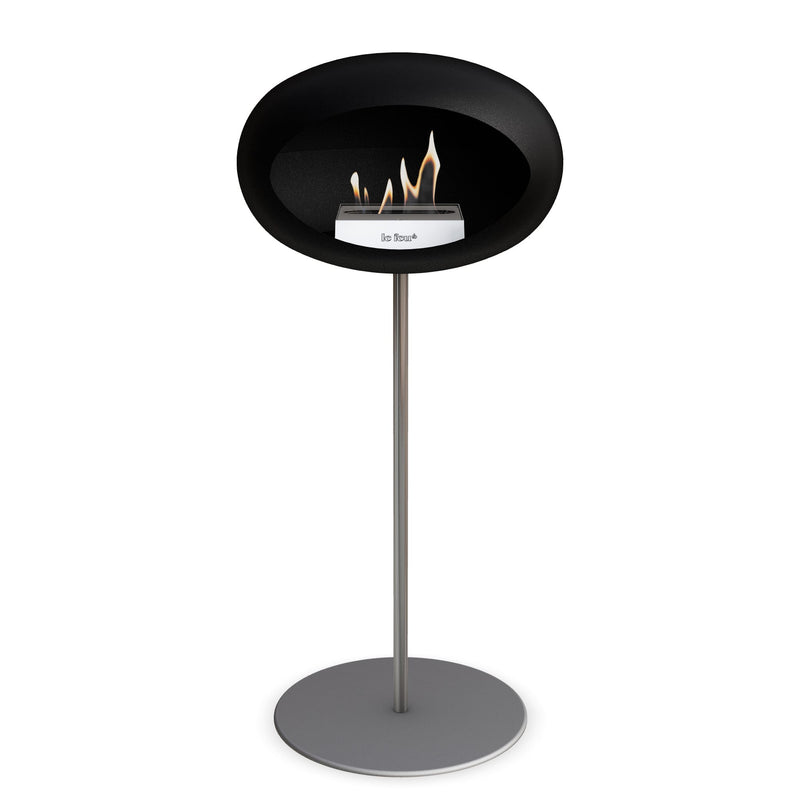 Le Feu Steel High Dome <br>Black