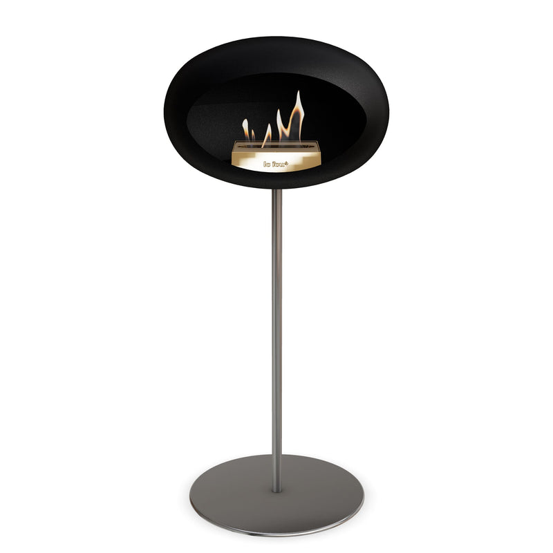 Le Feu Steel High Dome <br>Black