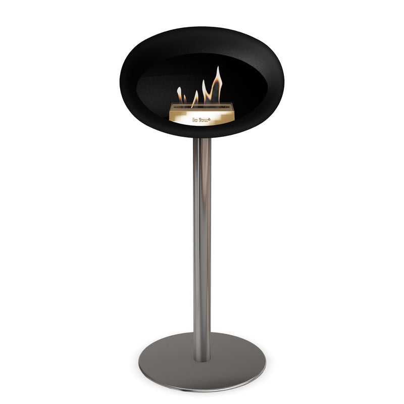 Le Feu Steel High Dome <br>Black