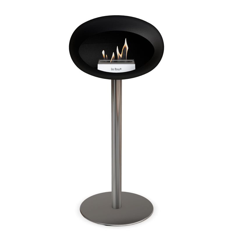 Le Feu Steel High Dome <br>Black