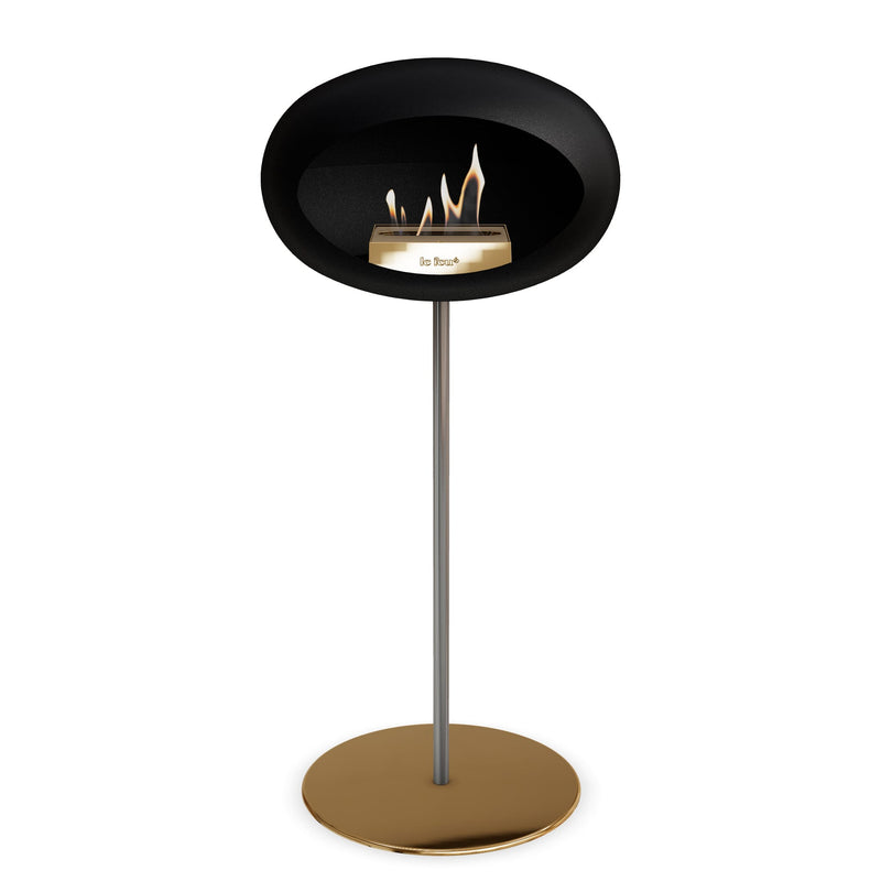 Le Feu Steel High Dome <br>Black
