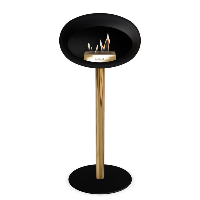 Le Feu Steel High Dome <br>Black