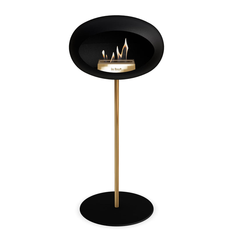 Le Feu Steel High Dome <br>Black