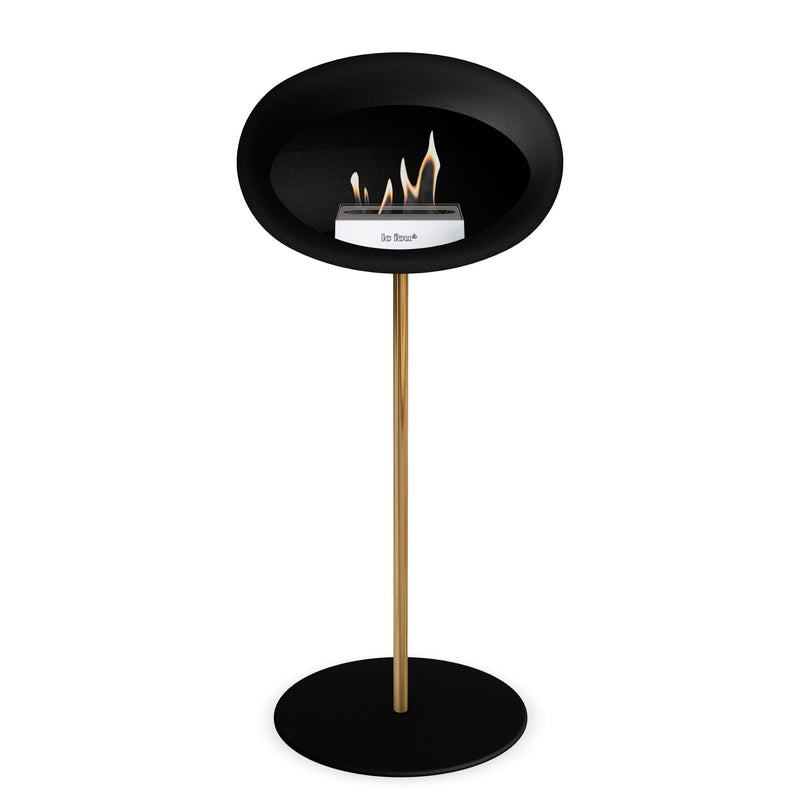Le Feu Steel High Dome <br>Black