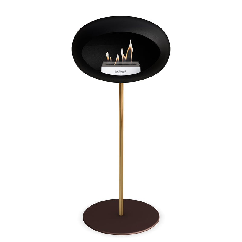 Le Feu Steel High Dome <br>Black