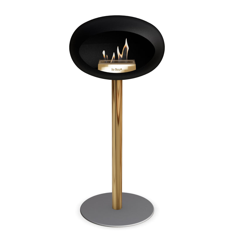 Le Feu Steel High Dome <br>Black