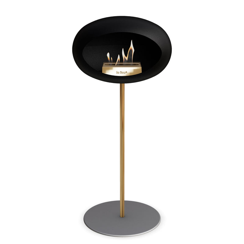 Le Feu Steel High Dome <br>Black