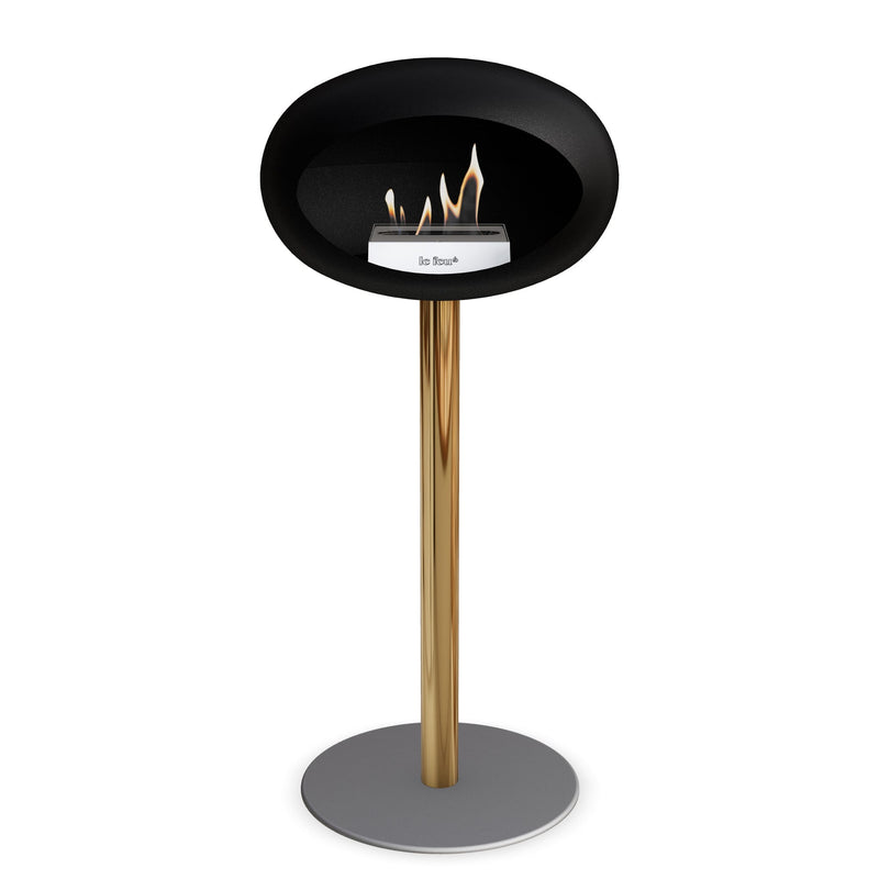 Le Feu Steel High Dome <br>Black
