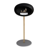 Le Feu Steel High Dome <br>Black