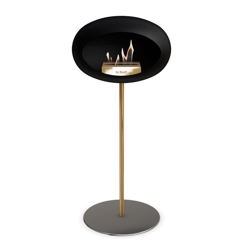 Le Feu Steel High Dome <br>Black