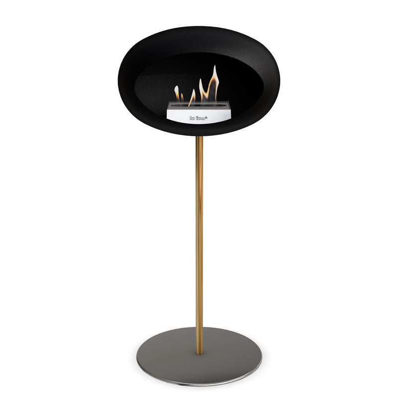 Le Feu Steel High Dome <br>Black