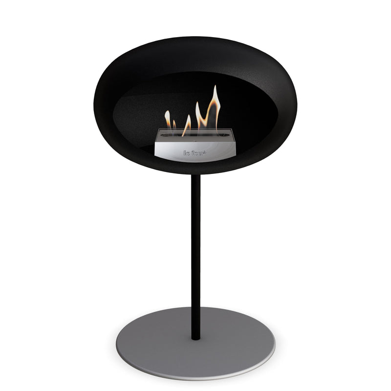 Le Feu Steel Low Dome <br>Black