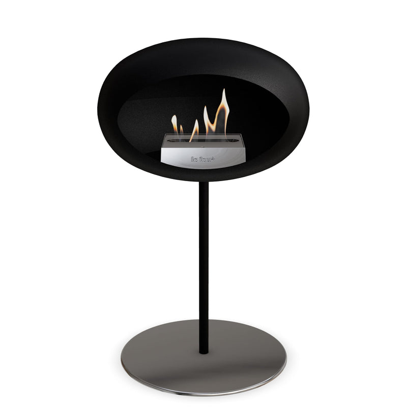 Le Feu Steel Low Dome <br>Black
